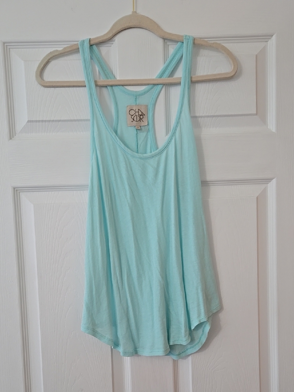 Chaser Mint Aqua Racerback Tank Top
